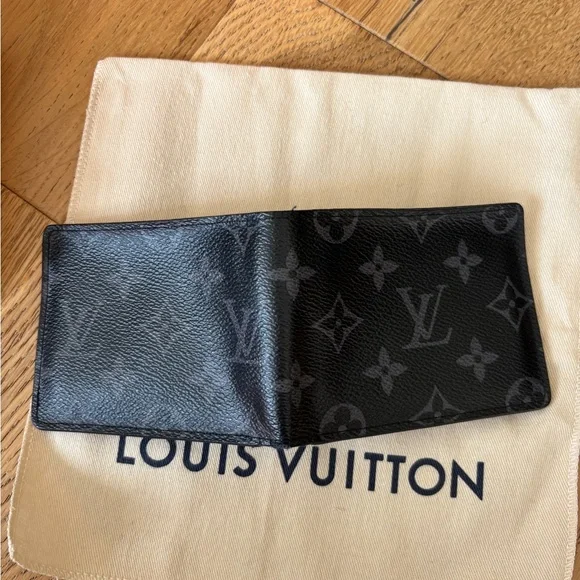 Louis Vuitton black slender monogram wallet in eclipse - Picture 3 of 7